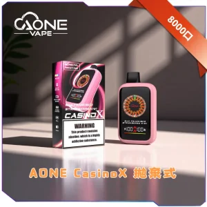 AONE VAPE – CasinoX 賭場一次性電子煙｜16000口／8000口｜650mAh｜RGB互動轉盤